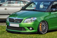 Front Bumper spoiler / skirt / valance For Skoda Fabia RS II 2010-2014