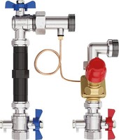 "Danfoss Verteiler-Anschlussset AB-PM Vertikal, DN25 (1\") Ig"