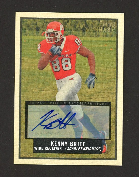 Kenny Britt Topps Magic #235 Autograph