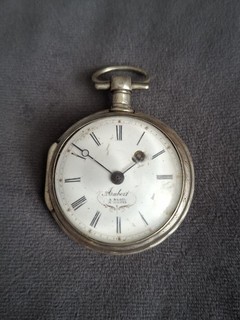 Montre gousset à coq argent silver pocket watch Taschenuhr Orologio