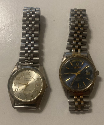 Two Watches - Elgin and Embassy by Gruen