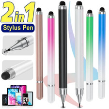 4PCS 2in1 Universal Stylus Pen For iPad Tablet Phone Android IOS Touch Screen
