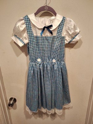 Halloween Costume The Wizard Of Oz Dorothy Blue Gingham Dress Sz Child M  Cosplay | eBay