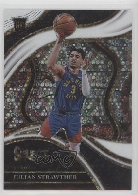 2023-24 Select Courtside White Disco Prizm 2/75 Julian Strawther Rookie RC 00rs