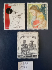 1977 1978 FRANCE 3TIMBRES 1950 1958 1983 "TABLEAUX"NEUFS