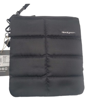 Hedgren Bethel Crossbody Bag Black Sustainable Lightweight Travel Shoulder Purse