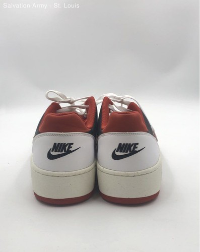 Nike Mens Full Force Low FB1362-102 White Red Black Sneaker Shoes Size 15 - Picture 4 of 10