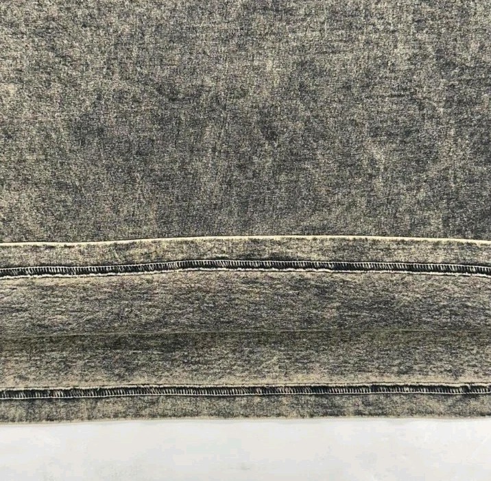 Size S - LA Apparel SAMPLE AGED STEEL MINERAL WASH Mid-weight TEE OVERSIZED 