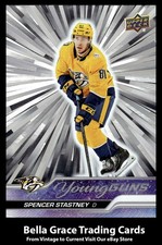 2023-24 Upper Deck Spencer Stastney #238 Nashville Predators Outburst Silver NHL