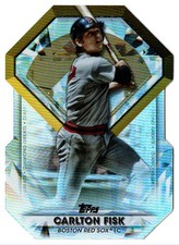2022 Topps Update Carlton Fisk Diamond Greats Die Cuts Red Sox DGDC-69