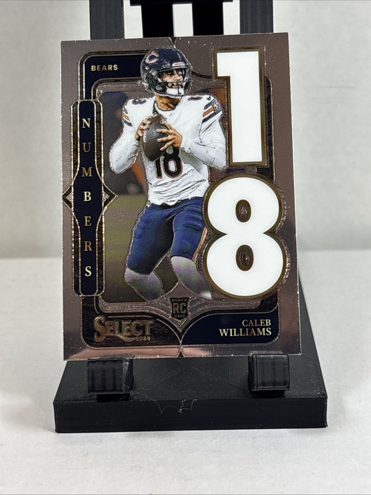 2024 Panini Select Caleb Williams Select Numbers #19 (RC)