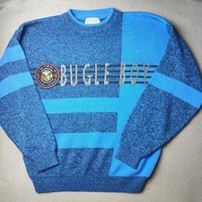 Vintage Bugle Boy Sweater Mens Extra Large Tall Crewneck Global Challenge 90s