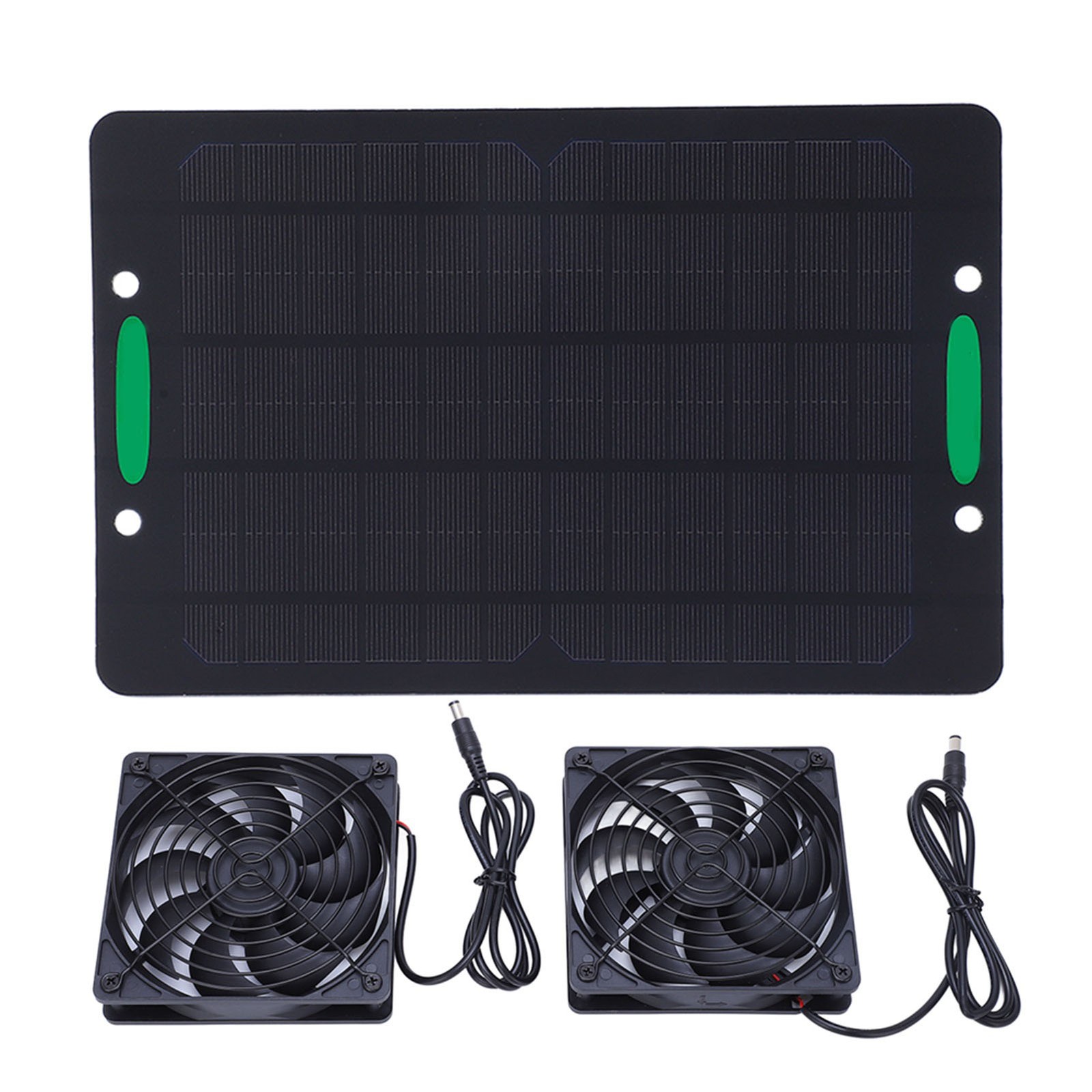 10W Solar Panel Fan For Greenhouse Shed Heat Dissipation