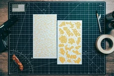 Bulgarian Frogskin Camo High Heat Vinyl Stencil Kit - 2x 11"x6" Sheets Cerakote
