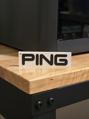 3d Printed PING Golf Bag Tag