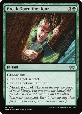 Break Down the Door - NM Foil U : Duskmourn: House of Horror