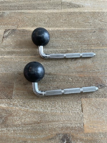 Vintage Ludwig Tom Mount 9.5mm L-Arm Ball Set Of 2 - Picture 2 of 5