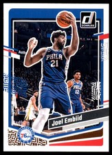 Joel Embiid 2023-24 Donruss #110 76ers NBA READ FREE SHIPPING AutographDen