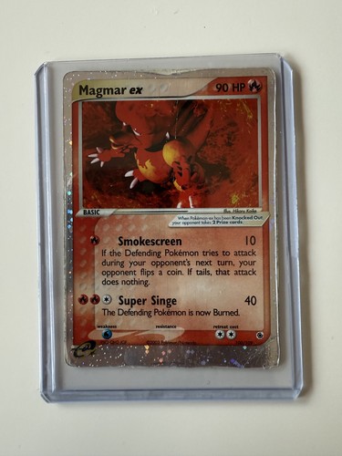 Magmar ex 100/109 Ruby and Sapphire Holo