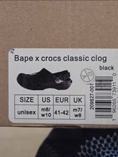 Bape x Crocs Pink, Blue Green UNISEX LIMITED EDITION