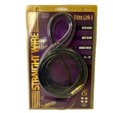 Straight Wire Video Link II Digital or Composite Video Cable 3m 9 Ft Black RCA