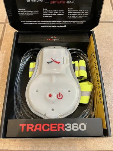 Noxgear Tracer360 Illuminated Reflective Visibility Vest Running/Cycling Sz M/L - Picture 5 of 6