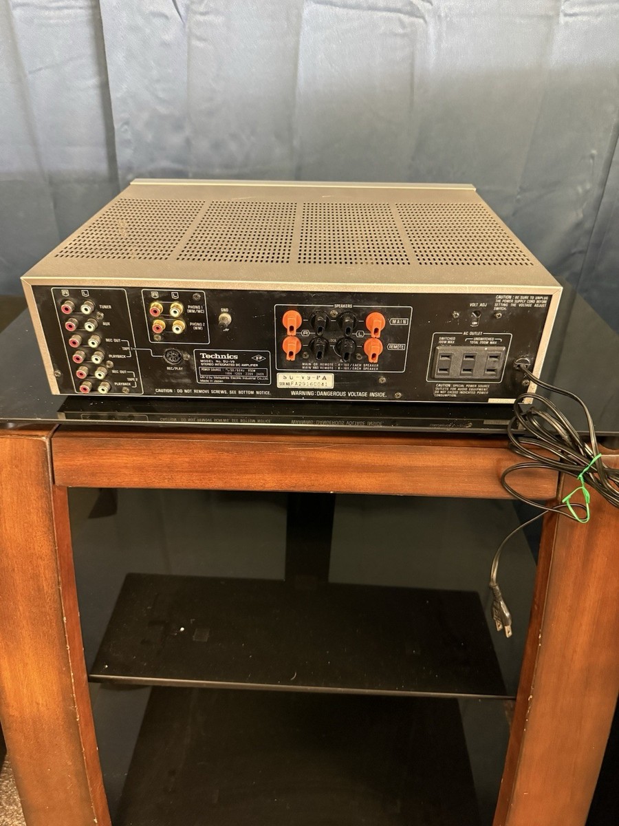 Technics SU-V9 Integrated Amplifier SERVICED *EXCELLENT* | eBay