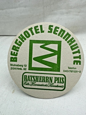 Bierdeckel / Bierfilz SAMMLER  - BERGHOTEL SENNHÜTTE Hamburg  - Sammler - SJ
