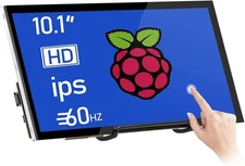 HMTECH Raspberry PI Sceen, 10.1" Portable Touch Screen