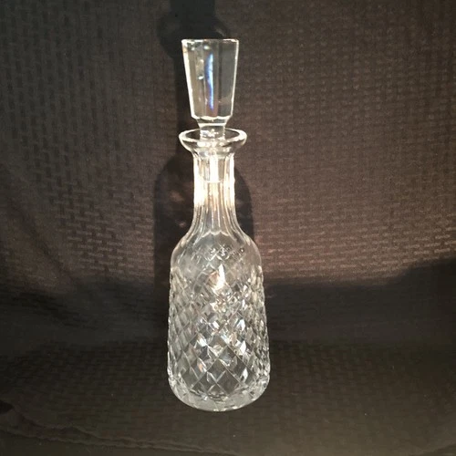 Vintage Waterford Crystal ALANA Wine Decanter/Stopper 13.25”  24 fl oz