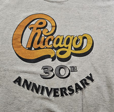 Vintage Chicago 30th Anniversary 90s Gray Crewneck Sweatshirt USA Made Size XL