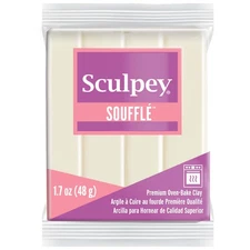 Sculpey Souffle Clay 1.7oz-Ivory - 5 Pack