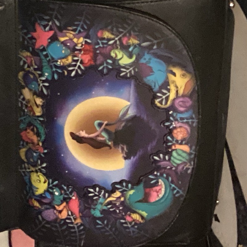Disney Nightmare Before Christmas Black Multicolor Crossbody Bag w/ Strap