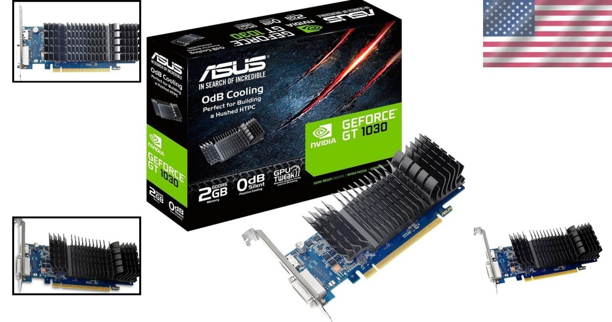 ASUS NVIDIA GeForce GT 1030 2GB 本体 ASUS GT 1030 Graphics Card with Gpu Tweak II | eBay