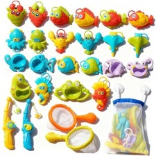 Toddler Bath Toys for Kids Ages 1-3, 26PCS Mold Free Bath Toys for Toddlers 2