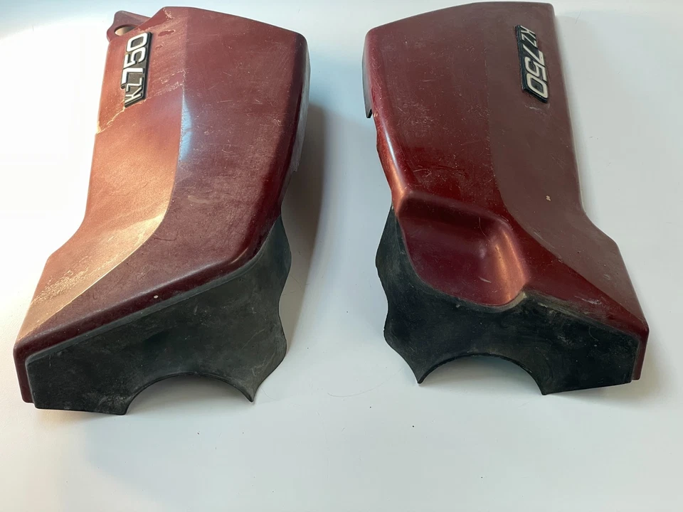 Kawasaki KZ750 1976 cubiertas laterales izquierda derecha Foto 4 de 4