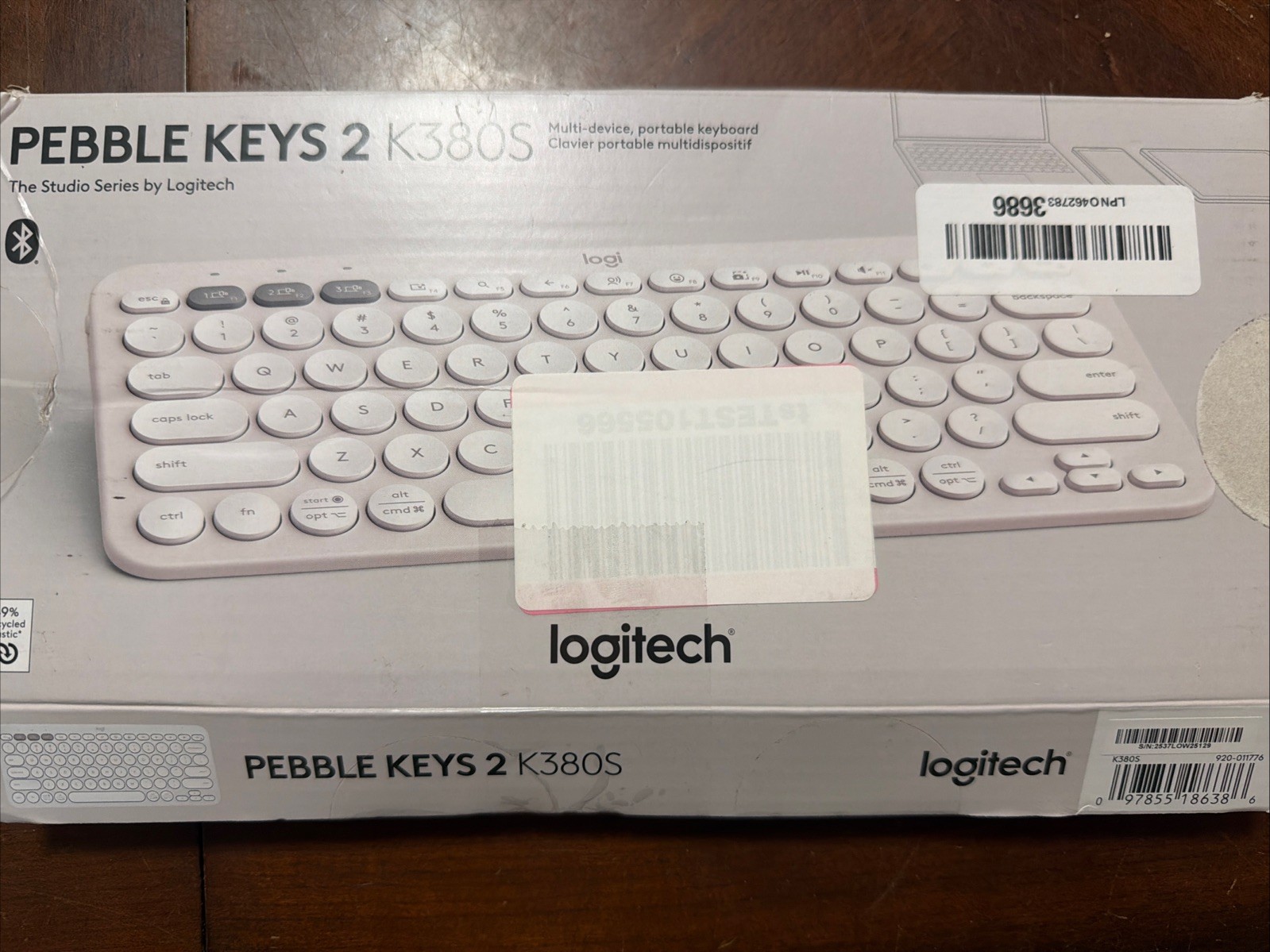 Logitech Pebble Keys 2 K380s, Multi-Device BT Wireless Keybo
