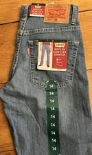 NWT Levi's 511 SLIM FLEX STRETCH BOYS JEANS Sz 14 Adjustable Waist-NEW