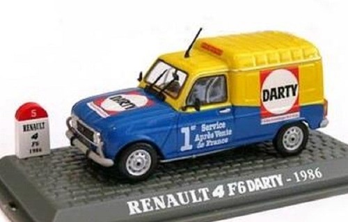 LG1958 NOREV 511050 1/43 1:43 Voiture Renault 4 F6 Butagaz blanc boite crystal
