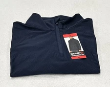 Gerry Men's Active Quarter Zip Regular Fit Top, Blue, Size M