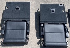 2014-2023 Toyota 4runner Third Row Rear Seat Seats Black Leather Manual Fold 2014-2023 Toyota 4runner Third Row Rear Seat Seats Black Leather Manual Fold