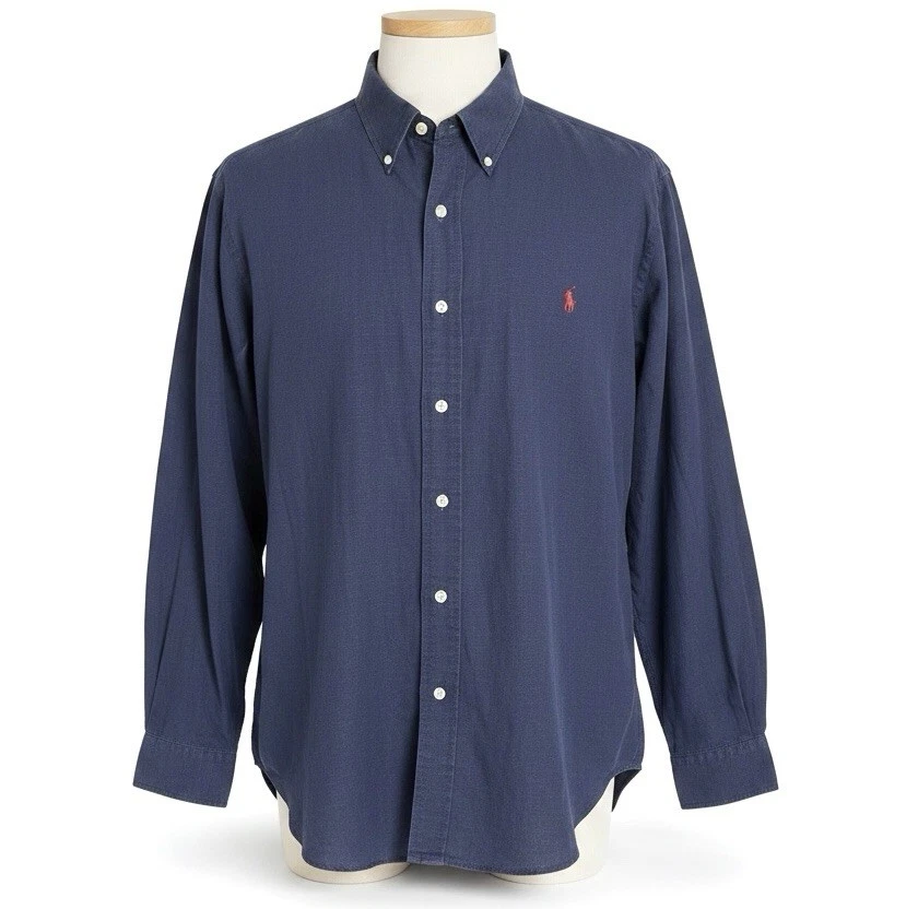 Ralph Lauren Silk Button-Up Casual Button-Down Shirts for Men for