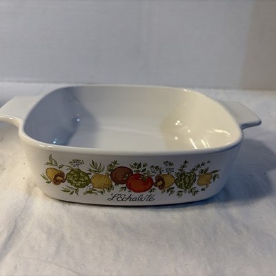 Corning Ware A-1-B Spice of Life Casserole Casserole Dish NO LID L'Echalote 1 Qt