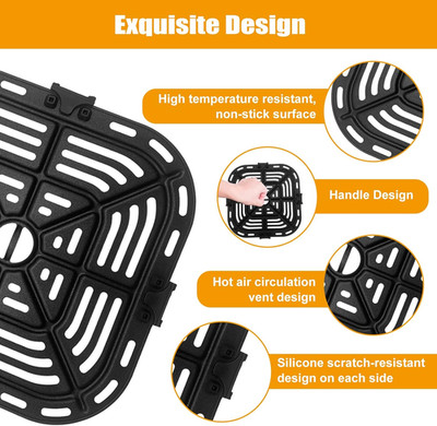 Air Fryer Grill Pan for COSORI Air Fryer Pro LE 5 Qt, Non-Stick 8.26  *8.26  ...