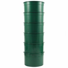 6 Inch Gold Panning Mineral Sifting Prospect Pan Classifier Sieve - 6pc Set