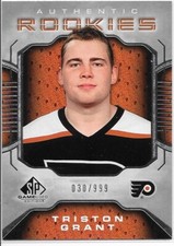 2006-07 SP Game Used TRISTON GRANT rookie card #140