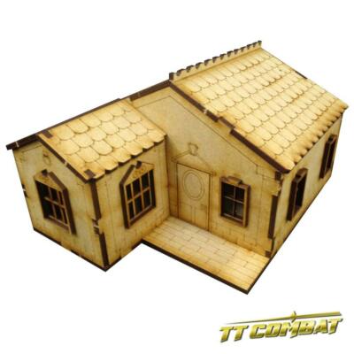 OTS004 TTCombat - Old Town Series - Small House B - (Wild West, Town Terrain) 