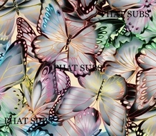 20oz Sublimation Tumbler Wrap Butterflies Ready To Press Heat Transfer