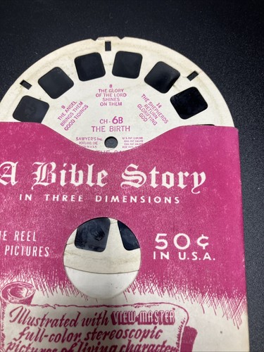 Vintage View-Master Bible Story reel Ch. 6A, 6B The Birth of the Savior 1947 - Picture 6 of 9
