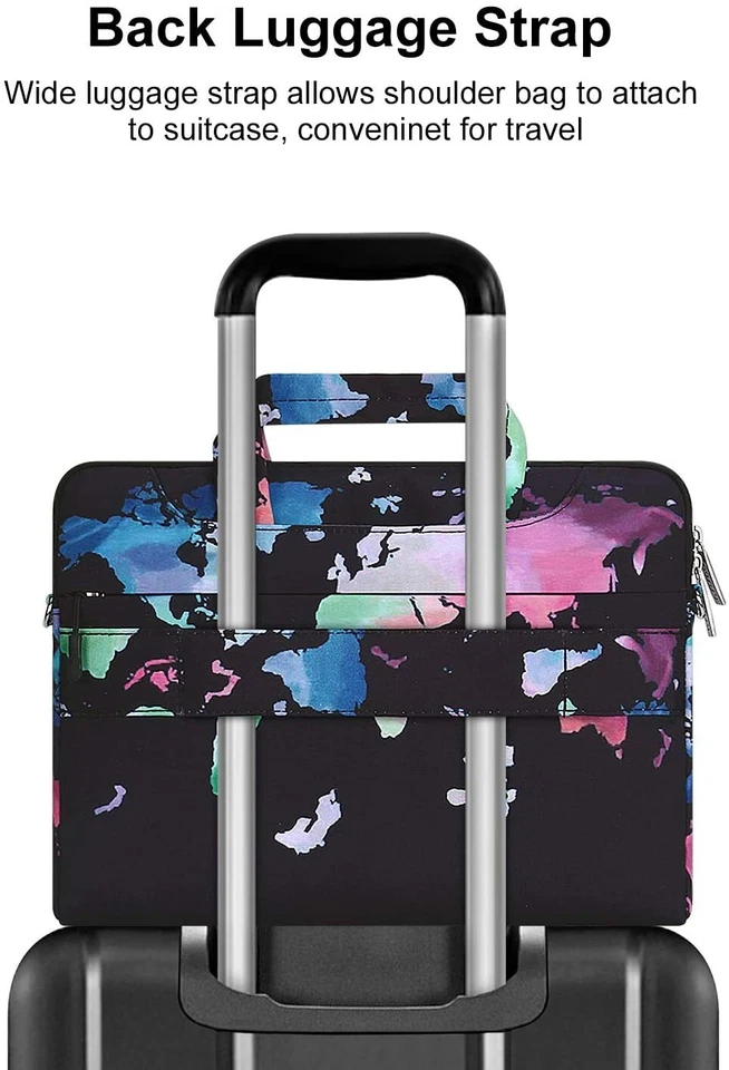 Bolso de hombro Lovetree para portátil para MacBook Laptop 16 15 15,4 15,6 pulgadas Foto 4 de 4